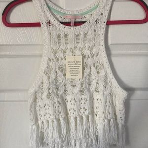 Victoria’s Secret Crochet Crop